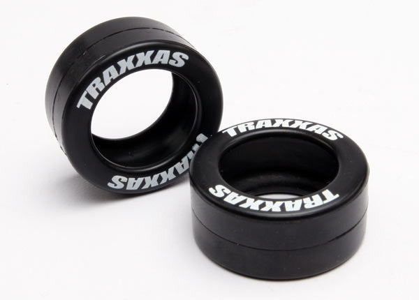 TRAXXAS 5185 Rubber Tires Wheelie Bar Wheels (2) : SLASH 2WD, RUSTLER, STAMPEDE 2WD, STAMPEDE 4x4