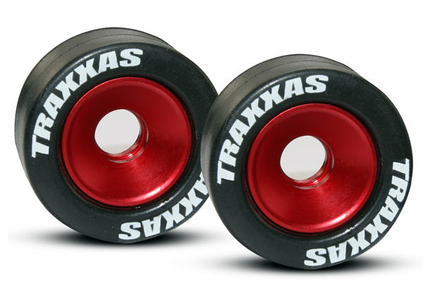 TRAXXAS 5186 Wheels Bar Wheelie Aluminum Red