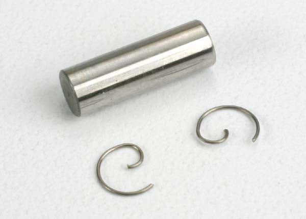 TRAXXAS 5231 Wrist pin/ wrist pin clips (2) (TRX 2.5, 2.5R)