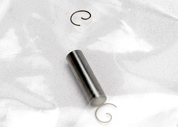 TRAXXAS 5291 Wrist pin, wrist pin clips (2) (TRX 3.3)