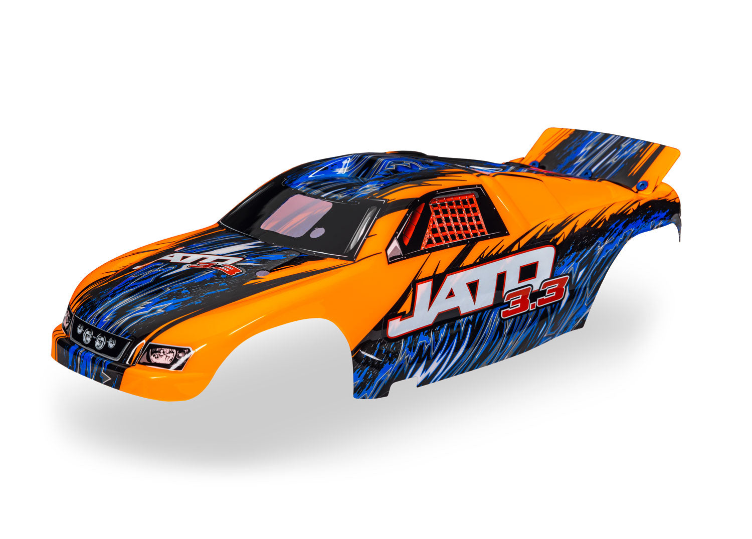 TRAXXAS 5511T Body, Jato®, orange (painted, decals applied)