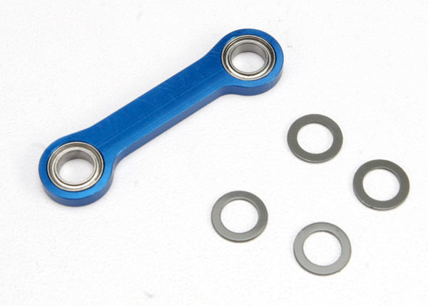 TRAXXAS 5542X Drag link, machined 6061-T6 aluminum (blue-anodized)/ 5x8x2.5 ball bearing (2)