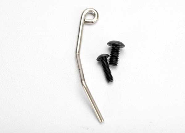 TRAXXAS 5546 Hanger, metal (for tuned pipe)/ 4x8 BCS (1)/ 3x10 BCS (1)