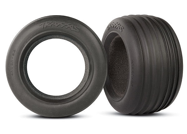 TRAXXAS 5563 Tires Ribbed Front 2.8 w/Insert