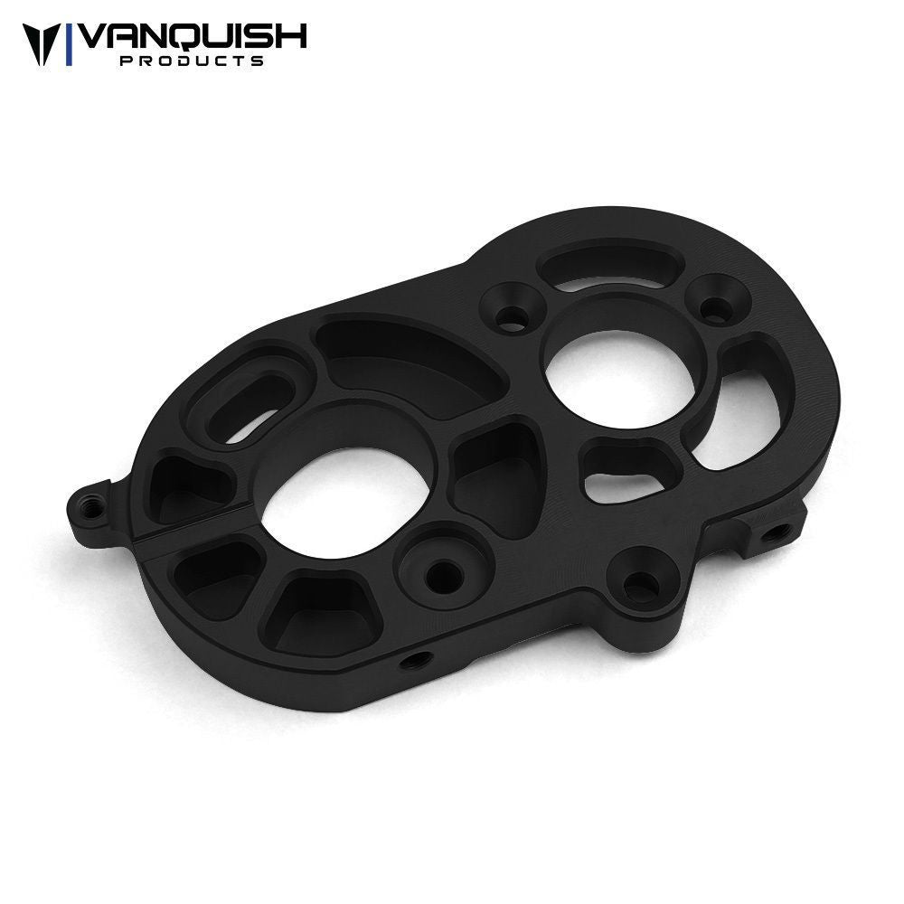 VANQUISH VPS08100 SCX10 II 2 Speed Transmission Motor Plate Black