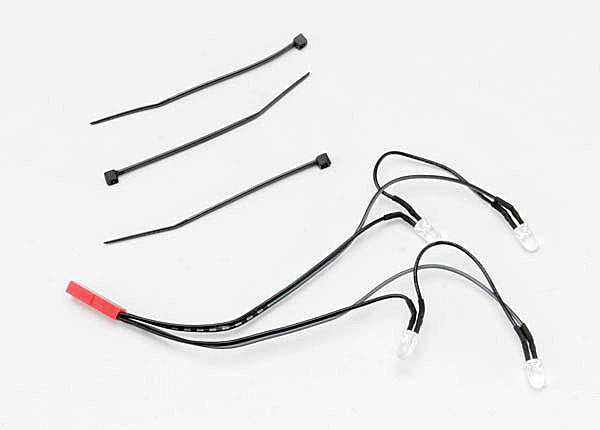 TRAXXAS 5689 LED lights, front harness (4 clear lights), Summit