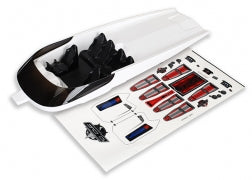 TRAXXAS 5765 Hatch, DCB M41, white (no graphics)/ decal sheet