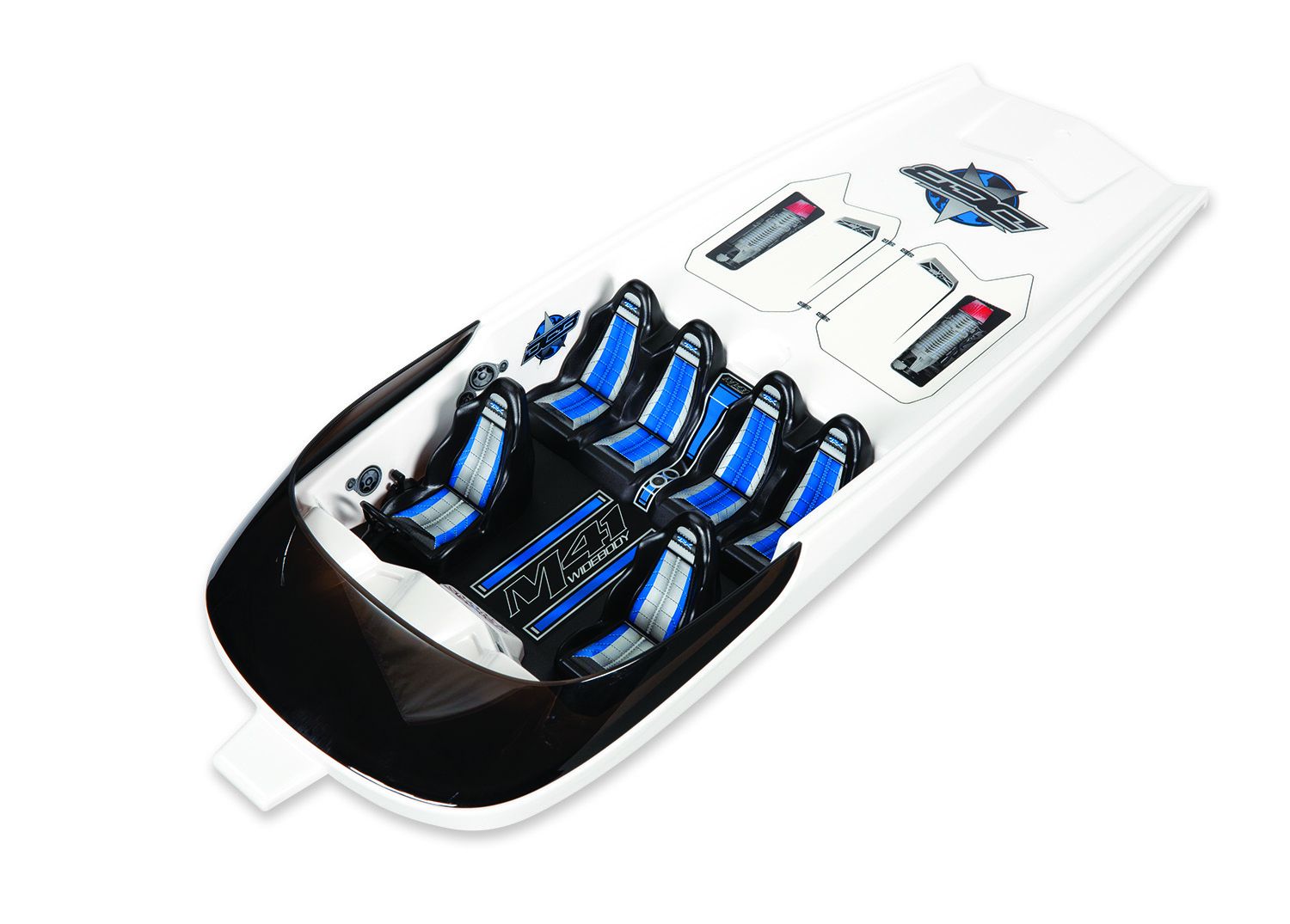 TRAXXAS 5787 Hatch, DCB M41, white (no graphics)/ decal sheet