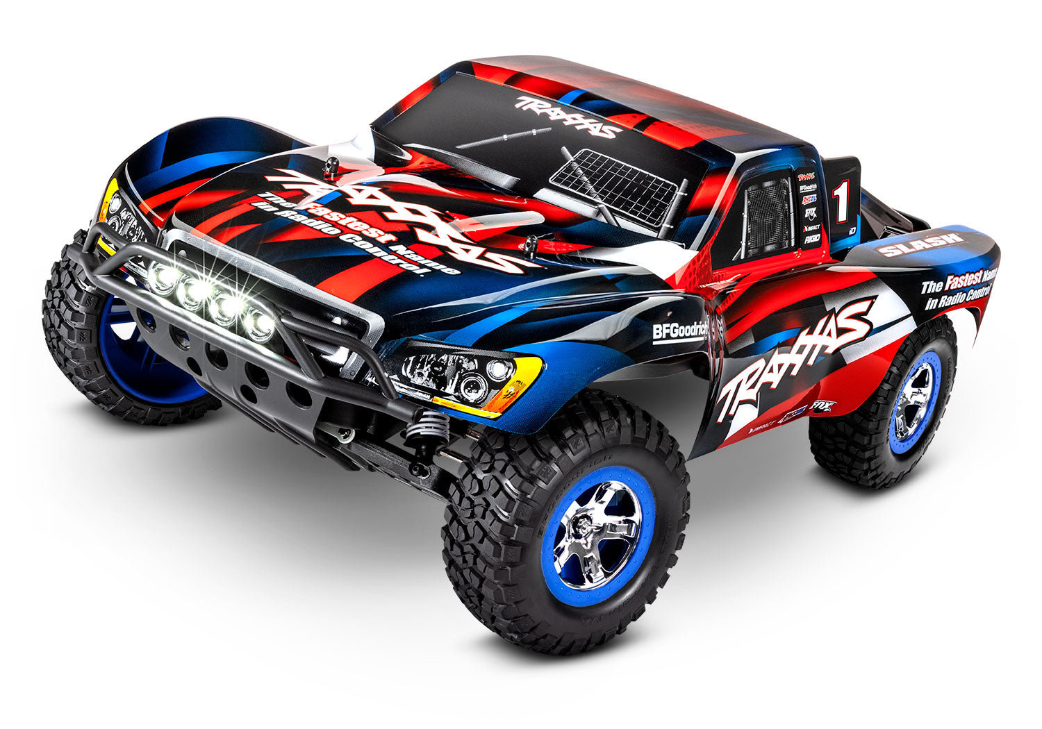 TRAXXAS 58034-61 Slash 1/10 scale waterproof 2WD short course truck. R