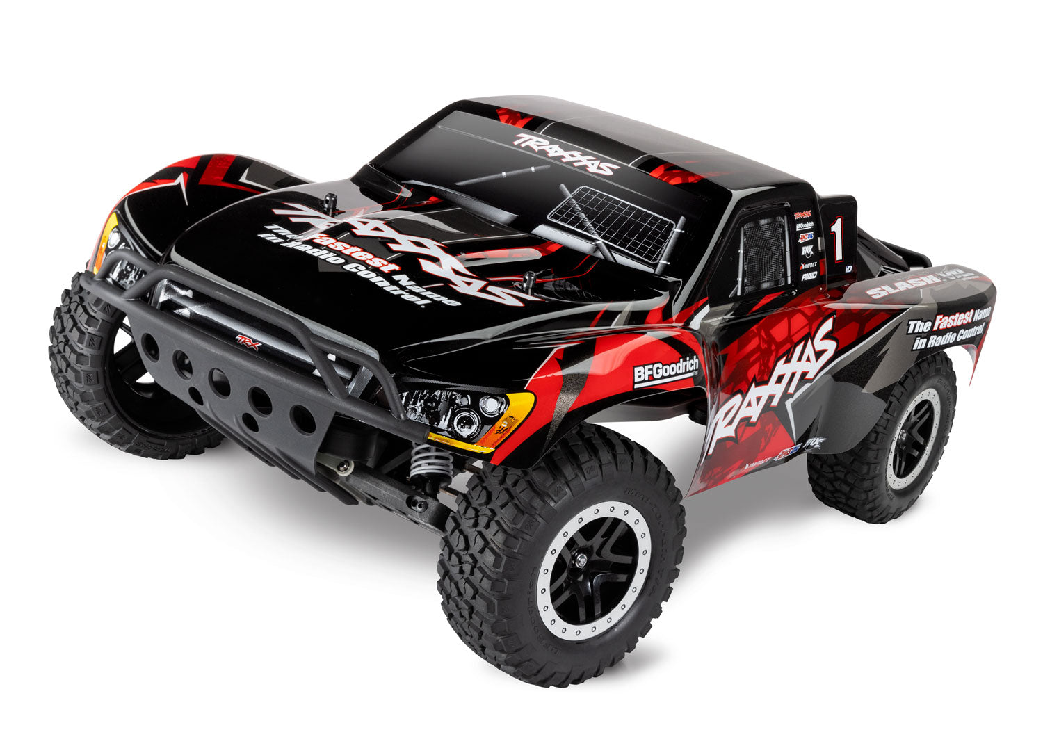 TRAXXAS 58076-74 Slash VXL 1/10 scale 2WD short course truck. RTR, wit
