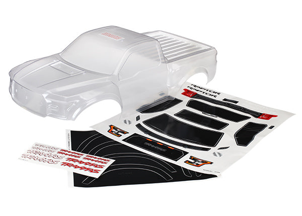 TRAXXAS 5826 Body Ford Raptor Clear heavy duty w/ decals