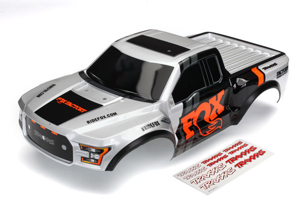 TRAXXAS 5826T Body Ford Raptor Fox heavy duty w/ decals