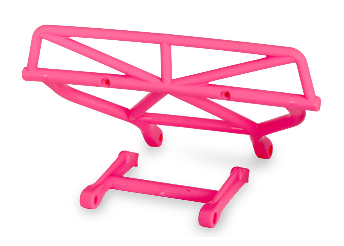 TRAXXAS 5836P Bumper Rear/Bumper Mount Rear Pink