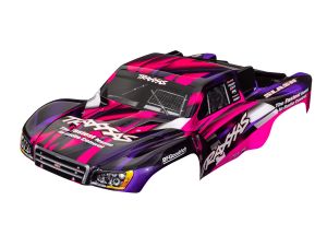 TRAXXAS 5851P Body, Slash® 2WD (also fits Slash® VXL & Slash® 4X4), pink & purple (painted, decals applied)
