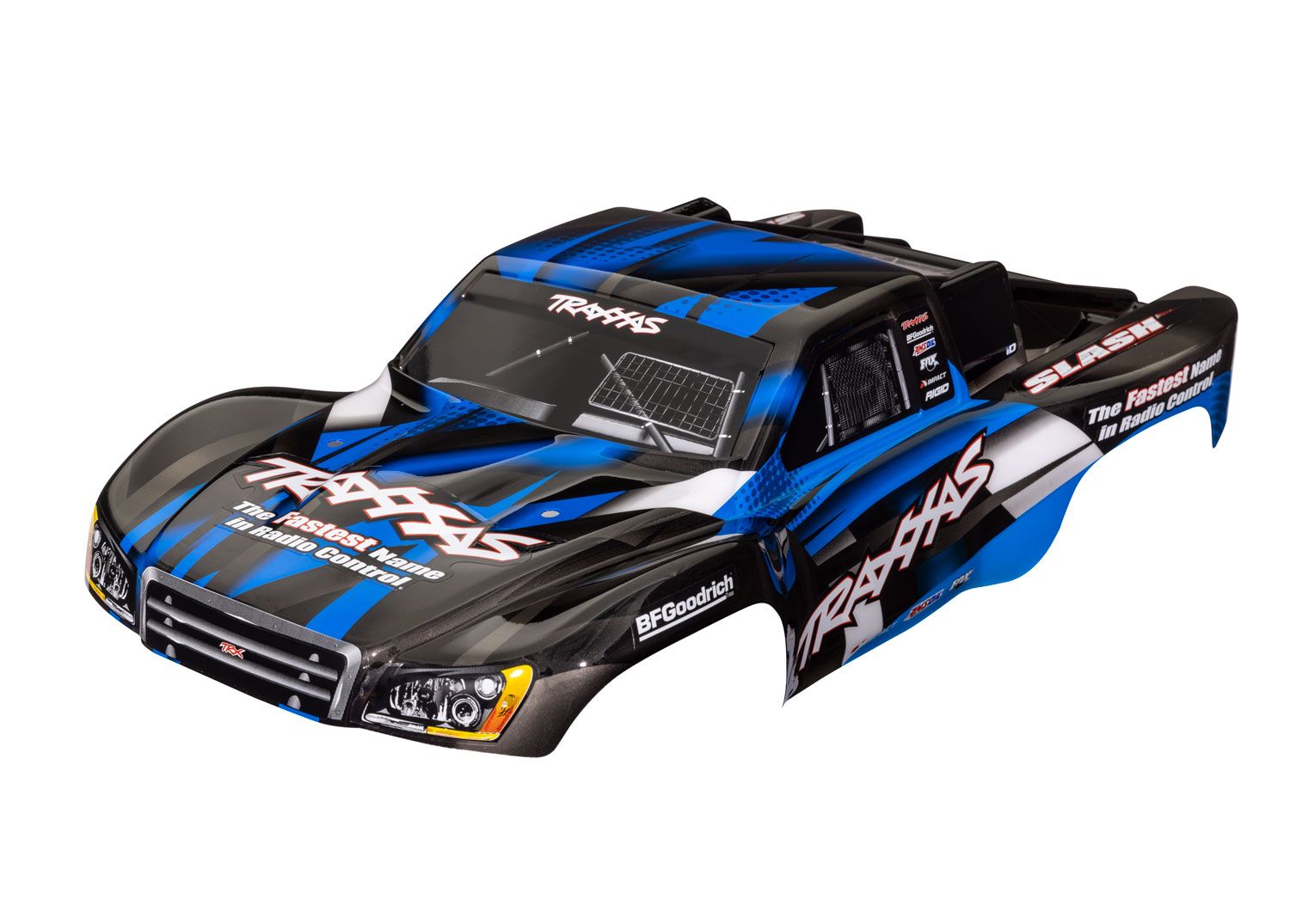 TRAXXAS 5851X Body, Slash® 2WD (also fits Slash® VXL & Slash® 4X4), blue (painted, decals applied)