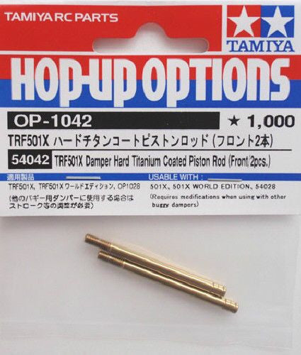 TAMIYA 54042 Damper Hard Titanium Coated Piston Rod Front
