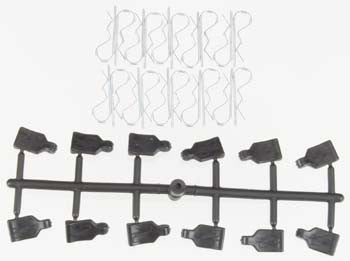 PROLINE 6050-01 1/10 Pro Pulls (12) Body Clips (20)