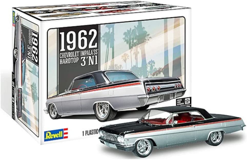 REVELL 85-4466 1/25 1962 Chevy Impala SS Hardtop 3 N 1