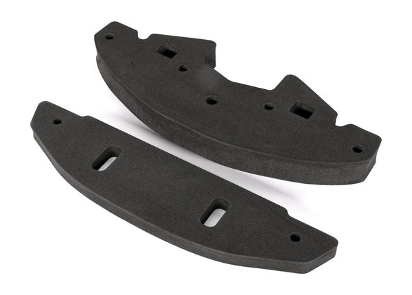 TRAXXAS 6437X Body bumpers, foam (front & rear)