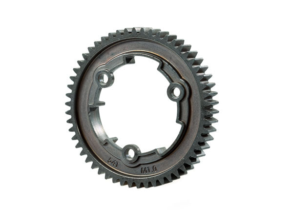 TRAXXAS 6449R Spur gear, 54T steel wide-face 1.0 metric pitch
