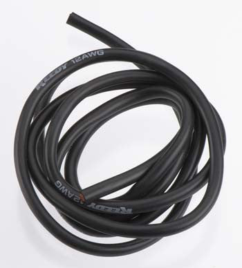 ASSOCIATED 647 Reedy 12awg Pro Silicone Wire Black 1 Meter