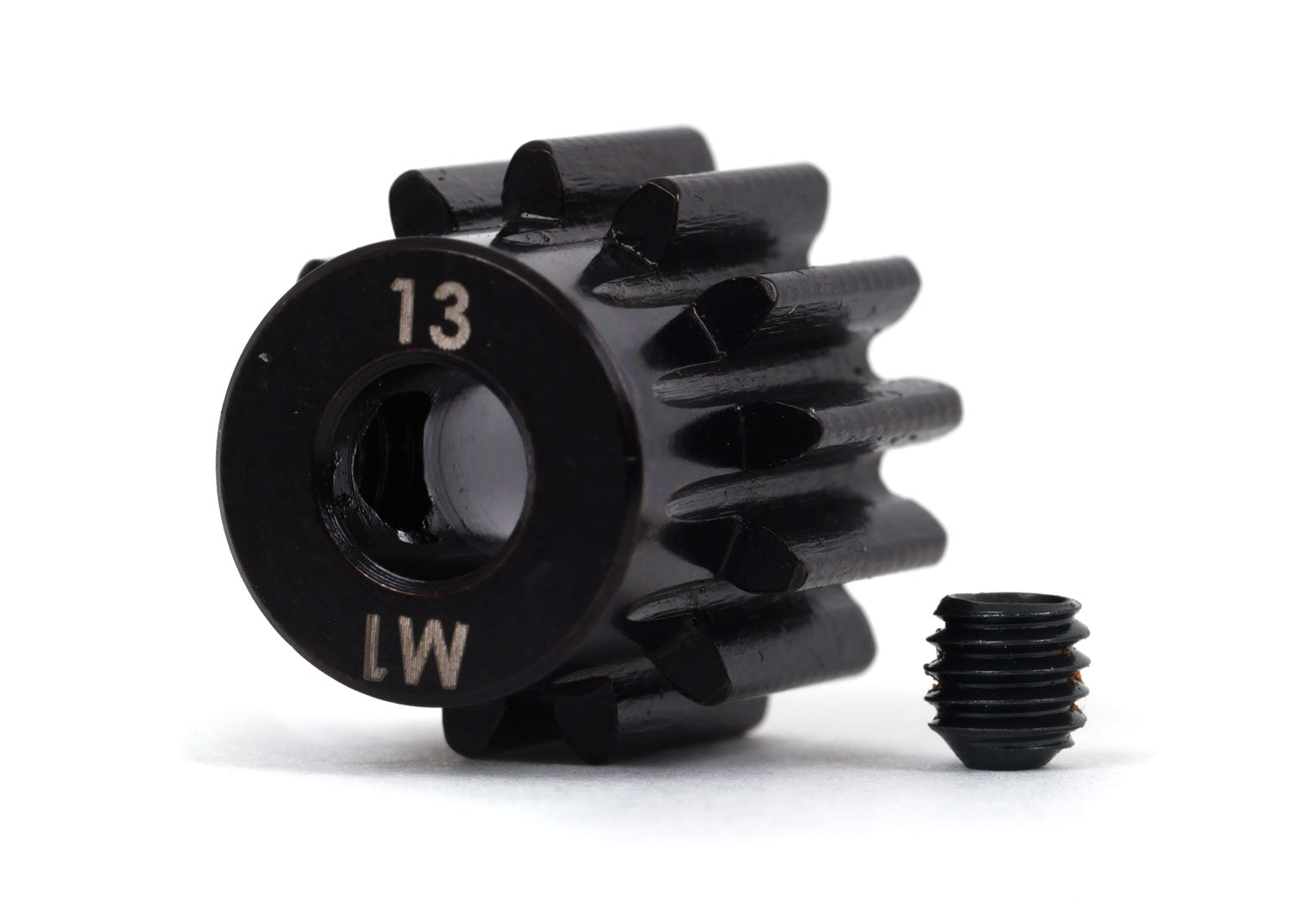 TRAXXAS 6483X Gear, 13-T pinion (1.0 metric pitch) (fits 5mm shaft)/ set screw