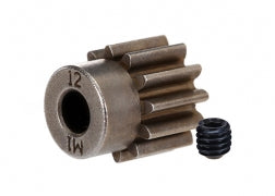 TRAXXAS 6485X Gear, 12T pinion mod1 (fits 5mm shaft)/ set screw (compatible with steel spur gears)