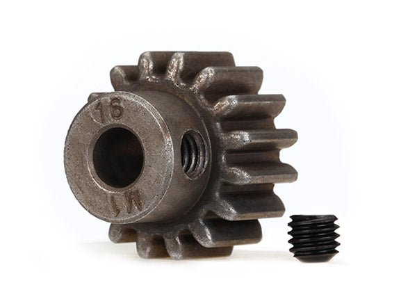 TRAXXAS 6489X Pinion Gear 1mod 16T pinion fits 5mm shaft)/ set screw compatible with steel spur gears