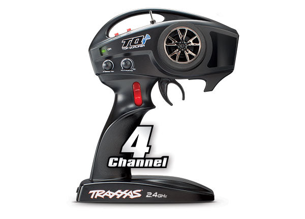 TRAXXAS 6507R TQi 2.4 GHz High Output radio system, 4-channel with Traxxas Link™ Wireless Module, TSM (4-ch transmitter, 5-ch micro receiver)