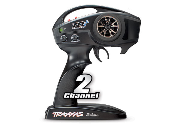 TRAXXAS 6509R TQi 2.4 GHz High Output radio system, 2-channel, Traxxas Link™ enabled, TSM (2-ch transmitter, 5-ch micro receiver)