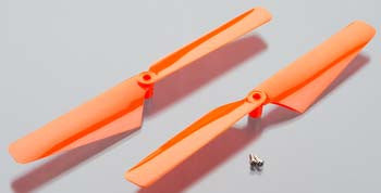 TRAXXAS LATRAX 6630 Rotor Blade Set Orange Alias (2)