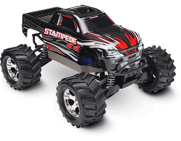 TRAXXAS 67054-1 Stampede 4X4: 1/10-scale 4WD Monster Truck. RTR with TQ 2.4GHz radio system and XL-5 ESC (fwd/rev). Includes: 7-Cell NiMH 3000mAh