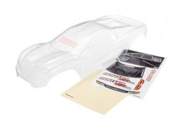 TRAXXAS 6717 Lexan Body, Rustler® 4X4 clear, requires painting w / window, grille, lights decal sheet
