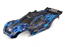 TRAXXAS 6717X Body, Rustler® 4X4, silver (painted, decals applied) (assembled with front & rear body mounts and rear body support for clipless mounting)