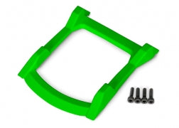 TRAXXAS 6728G Skid plate, roof (body) (green)/ 3x12 CS (4)