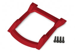 TRAXXAS 6728R Skid plate, roof (body) (red)/ 3x12mm CS (4)