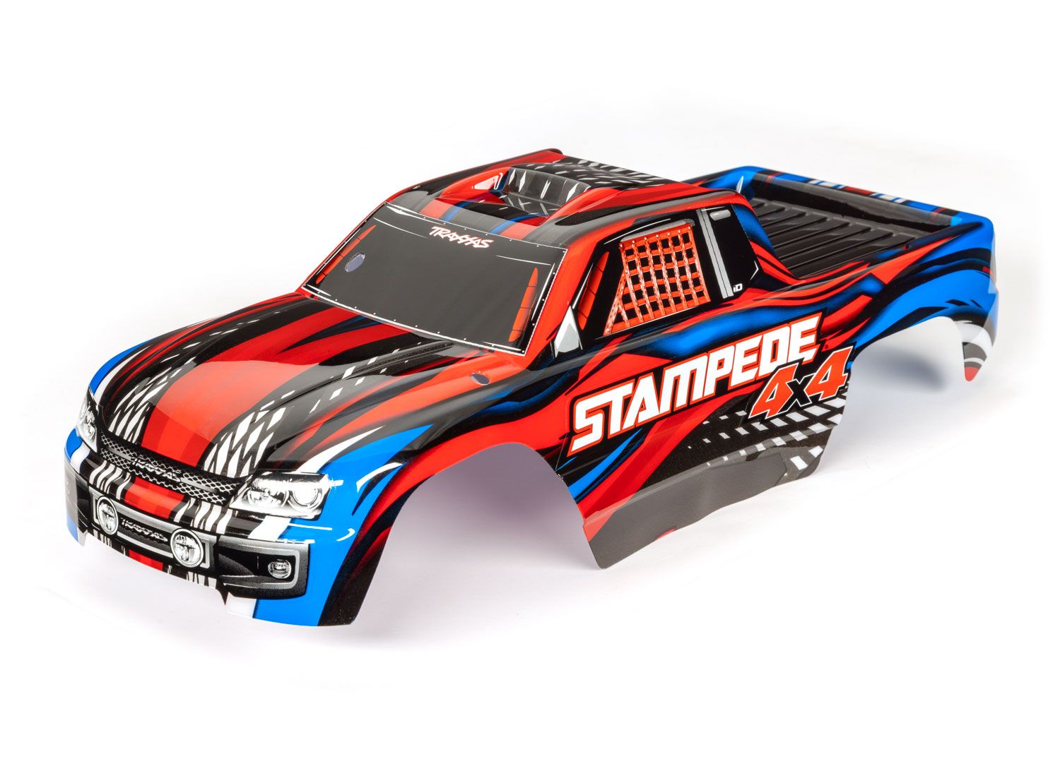 TRAXXAS 6729R Body, Stampede® 4X4, red (painted, decals applied)