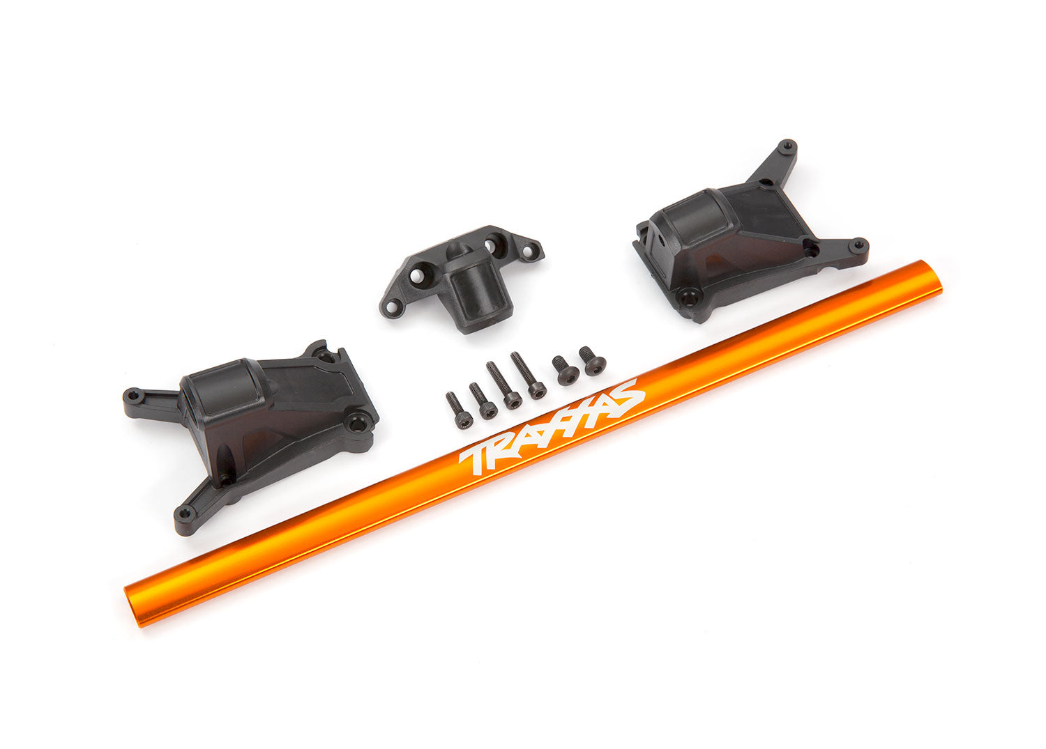 TRAXXAS 6730A Orange Chassis Brace Kit Rustler Slash 4x4 w/ LCG chassis