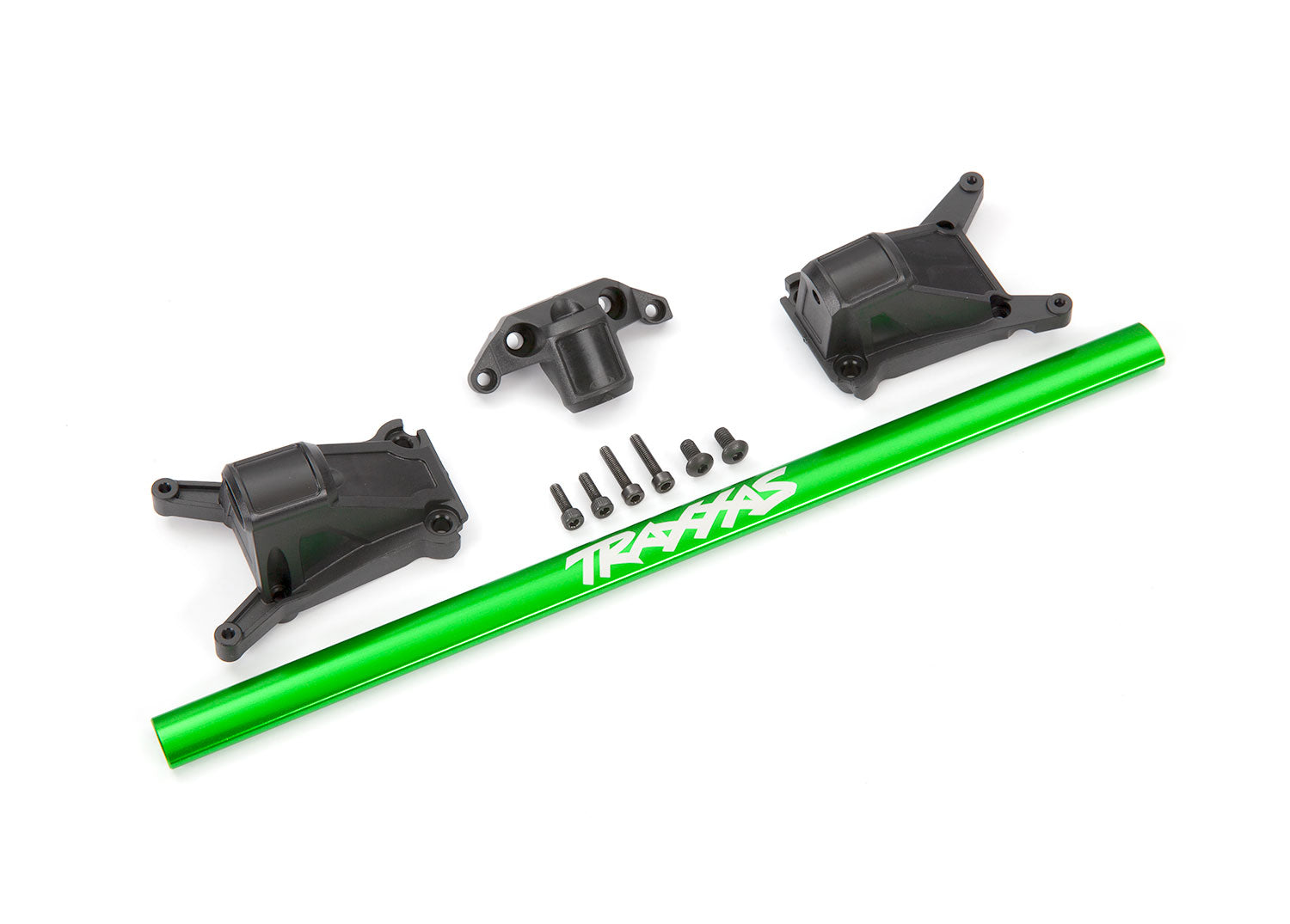 TRAXXAS 6730G Green Chassis Brace Kit Rustler Slash 4x4 w/ LCG chassis
