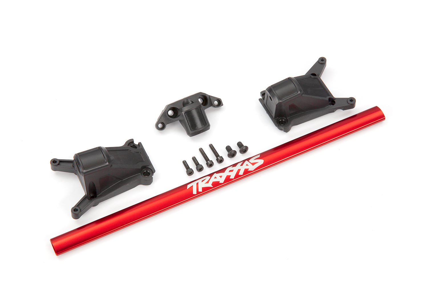 TRAXXAS 6730R Red Chassis Brace Kit Rustler Slash 4x4 w/ LCG chassis