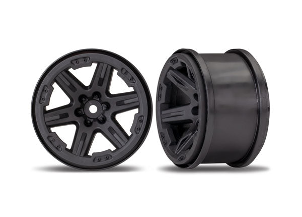 TRAXXAS 6772 Wheels, RXT 2.8 black