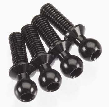 HOT BODIES HPI 67736 Aluminum Ball Stud 4.3x13mm (2mm Socket)(4)