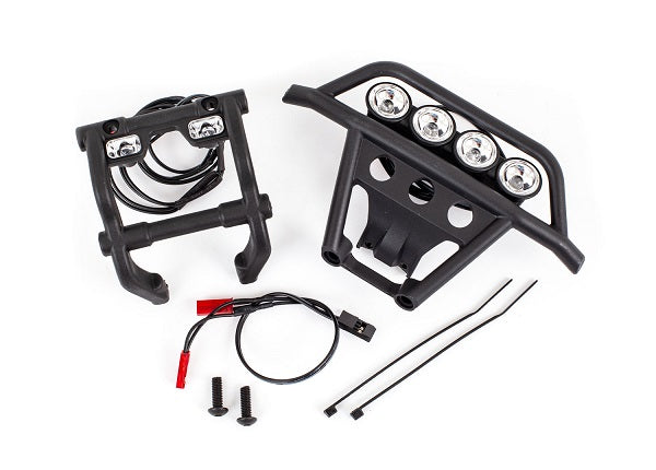 TRAXXAS 6794 LED light set, complete (includes front and rear bumpers with LED light bar, rear LED harness, & BEC Y-harness) (fits 4WD Stampede®)