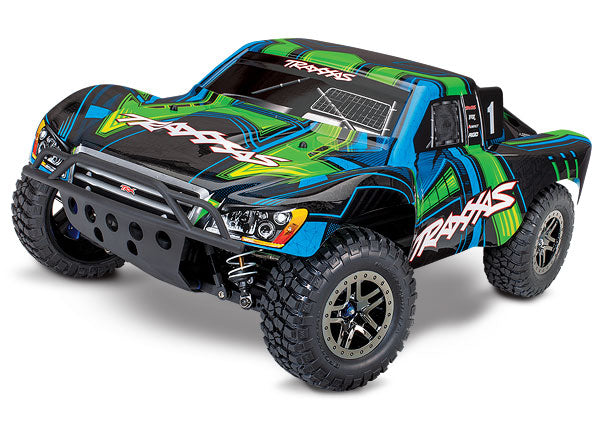 TRAXXAS 68077-4 Slash 4X4 Ultimate Edition: 1/10 Scale 4WD Electric Short Course Truck. RTR with TQi Radio, Low-CG chassis, Velineon VXL-3s brushless ESC (fwd/rev), and TSM