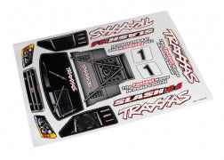 TRAXXAS 6813R Decal sheet, Slash 4X4