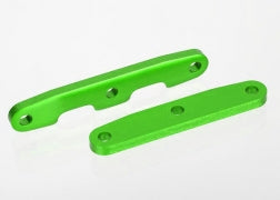 TRAXXAS 6823G Bulkhead tie bars front & rear aluminum green-anodized