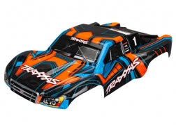 TRAXXAS 6844 Body, Slash® 4X4, orange and blue (painted, decals applied)