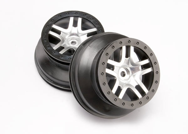 TRAXXAS 6872 Wheels SCT Split-Spoke Chrome Slash 4x4