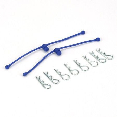 DUBRO 2249 Body Klip Retainers Blue