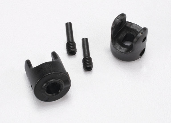 TRAXXAS 7057 Yokes, differential and transmission (2)/ 3x10mm screw pin (2)